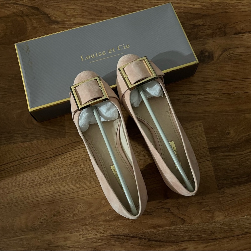 Louise et Cie  Lo Brianna Ballet Pink Patent Leather Loafers Toe Pump Size 7M